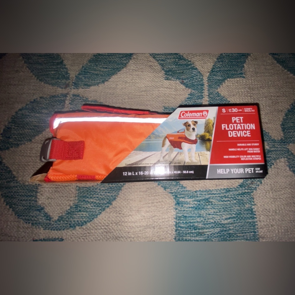 Coleman Orange Pet Flotation Device